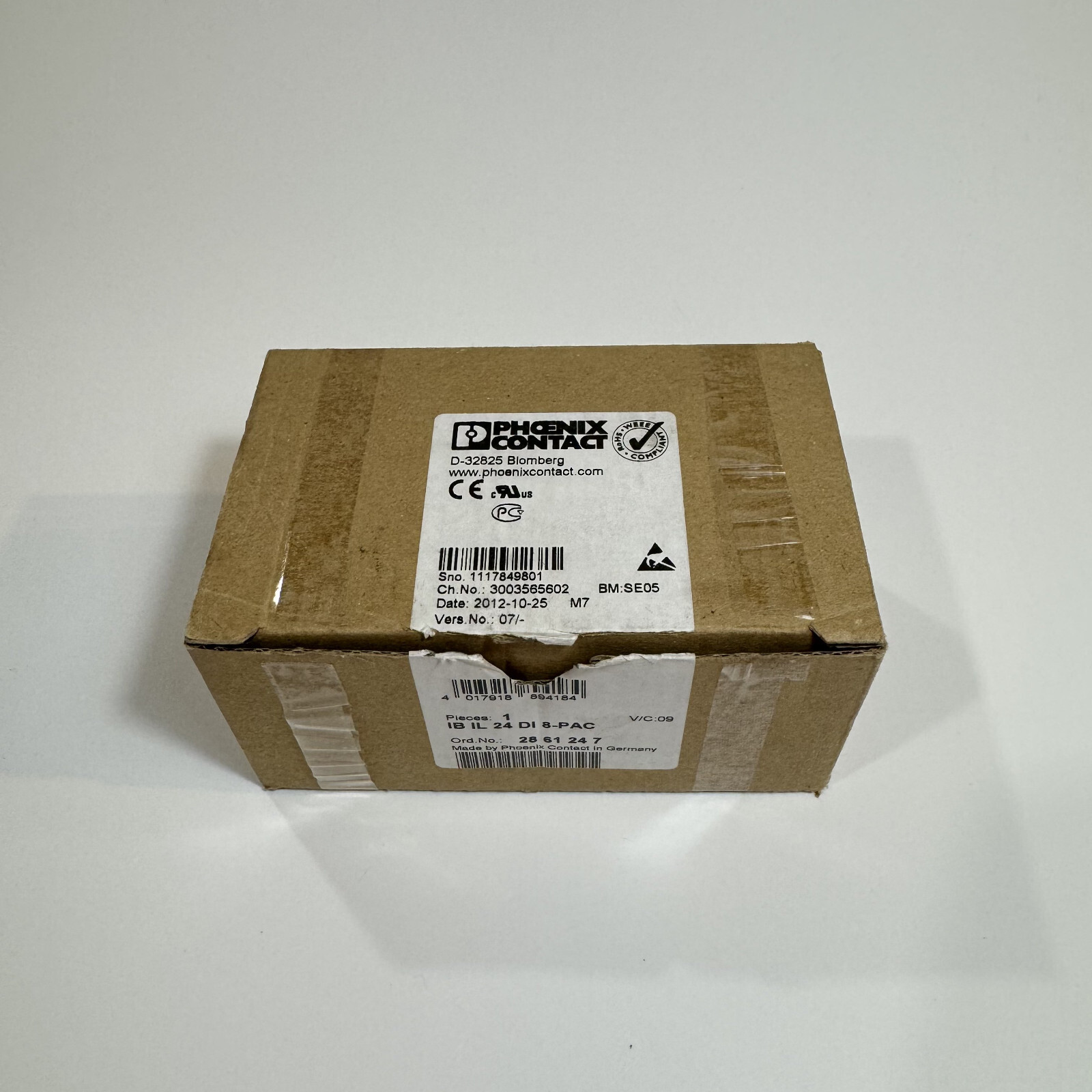 Phoenix Contact IB IL 24 DI 8-PAC 2861247 Digital module