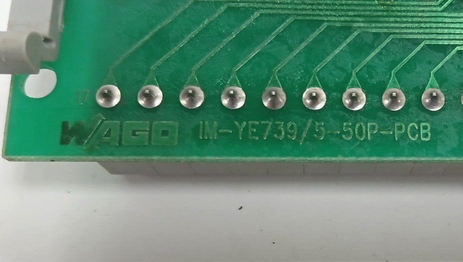 WAGO INTERFACE MODULE IM-5-YE739/5-50P-PCB 50 POLE