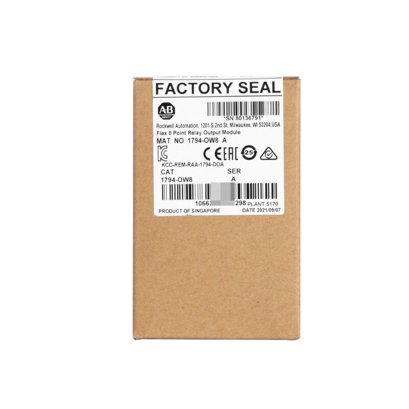 New Factory Sealed 1794-OW8 SER A Flex 8 Point Relay Output Module 1794OW8