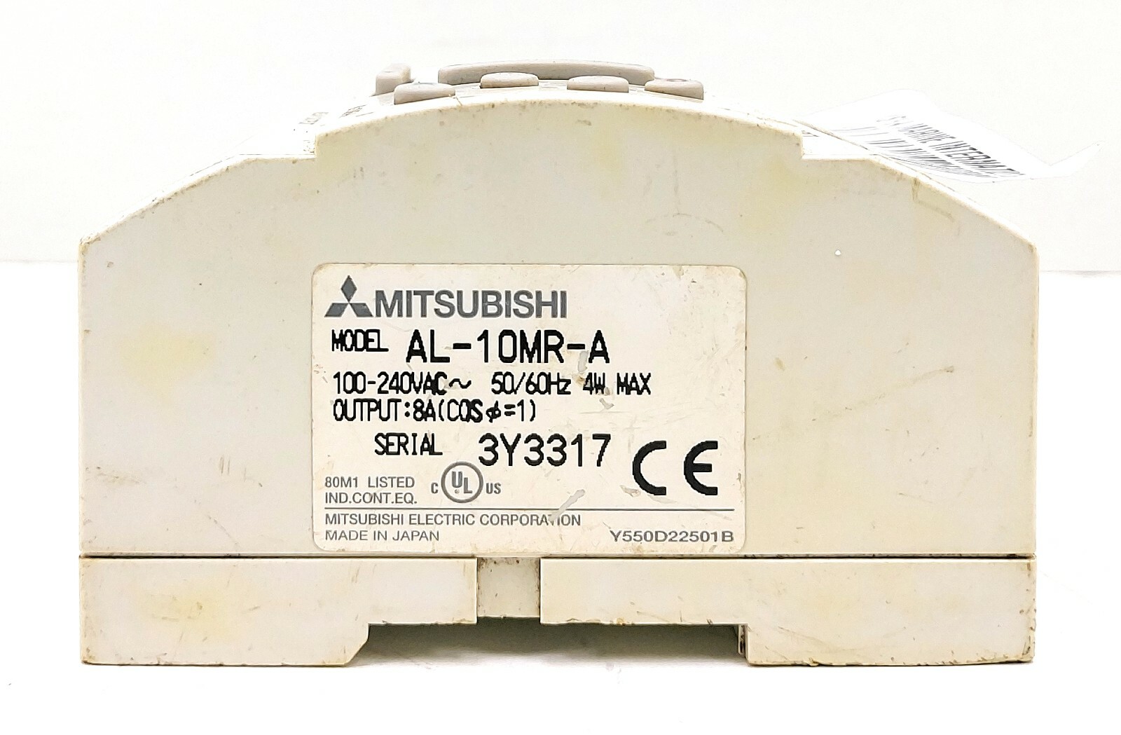 Mitsubishi AL-10MR-A Logic Module 6 Input 4 x Output Display White