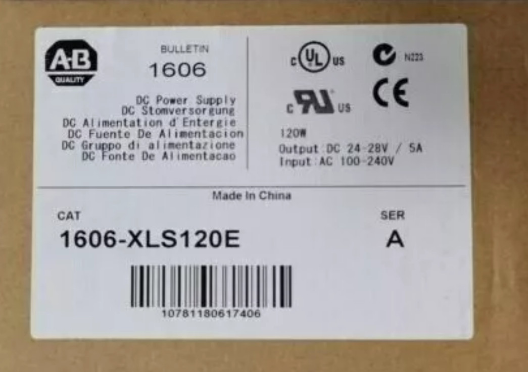 Allen Bradley 1606-XLS120E SER A DC Power Supply 1606-XLS120E