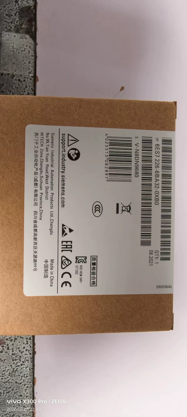Siemens 6ES7226-6BA32-0XB0 S7-1200 SM1226 Digital Input Module 24V DC New Sealed