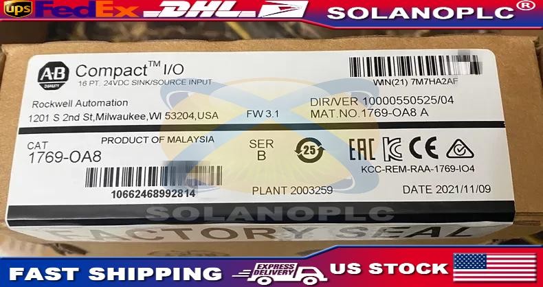 AB 1769-OA8 New Factory Sealed 1769OA8/B CompactLogix PLC Output Module