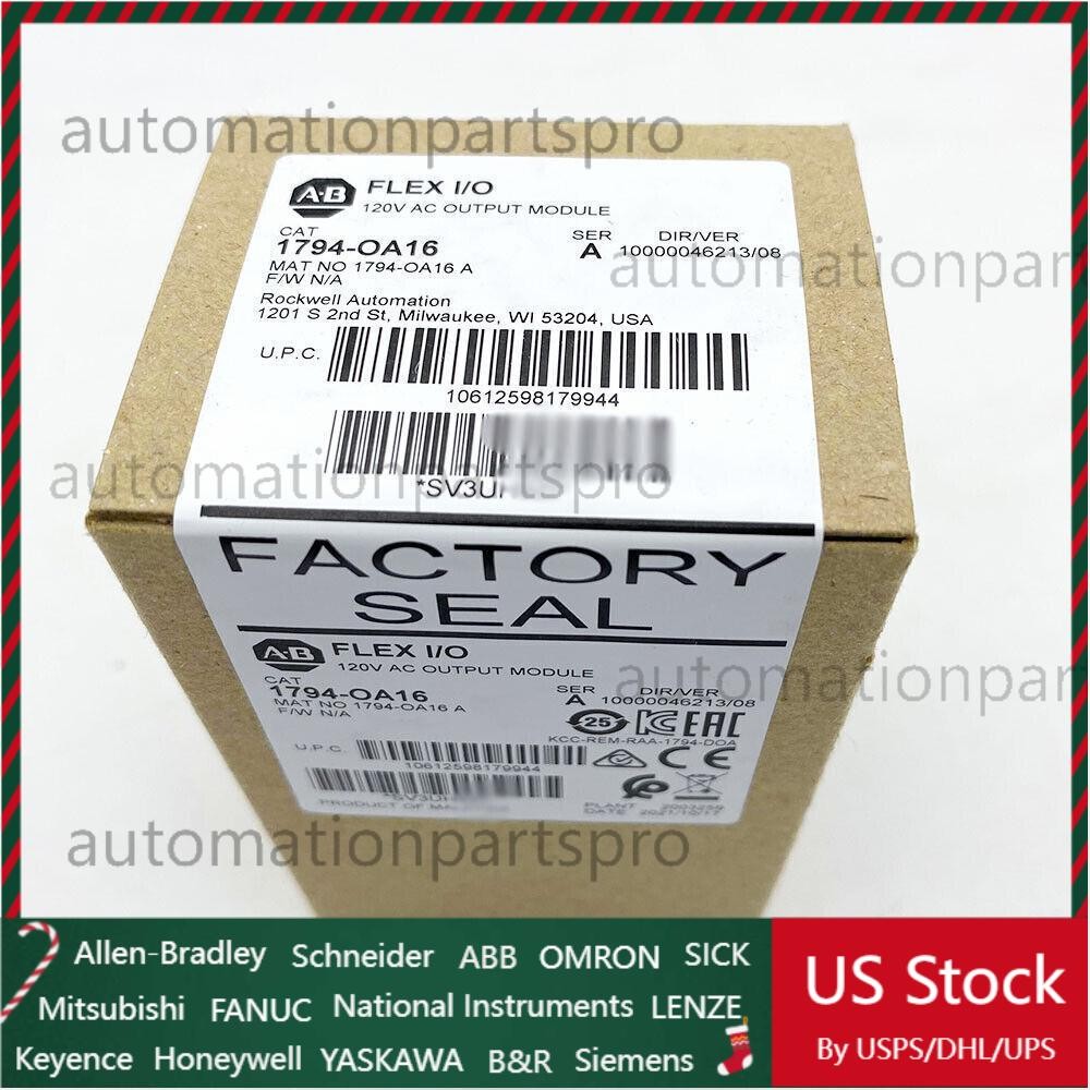 New Allen-Bradley AB 1794-OA16 /A Flex 16 Point Digital Output Module 1794OA16