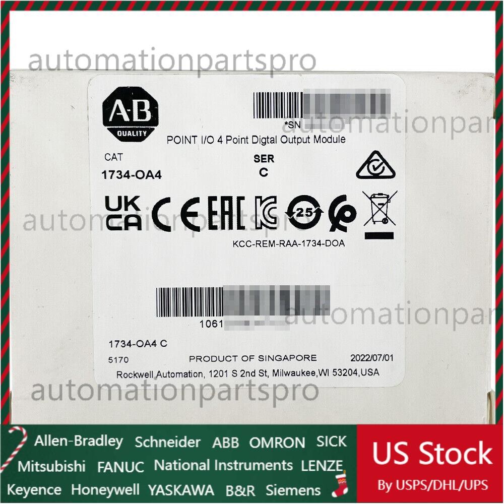 1734-OA4 AB POINT I/O 4 Point Digital Output Module New Factory Sealed 1734OA4