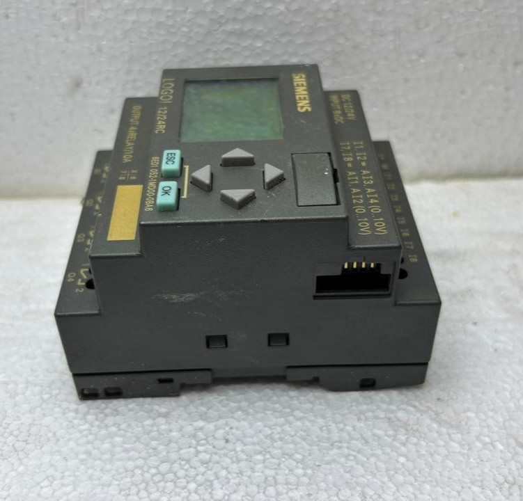 Siemens LOGO! 12/24RC PLC Logic Module Tested Working