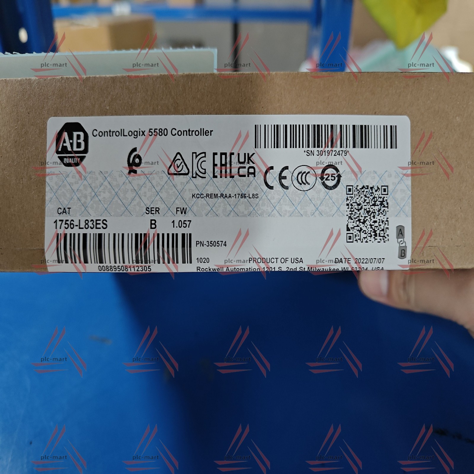 1PC NEW Allen-Bradley Free shipping 1756-L83ES 1 Year warranty
