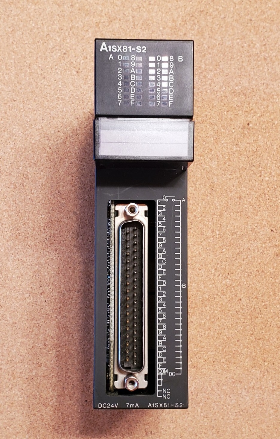 Qty 1 – Mitsubishi A1SX81-S2 Melsec Input Module – NEW