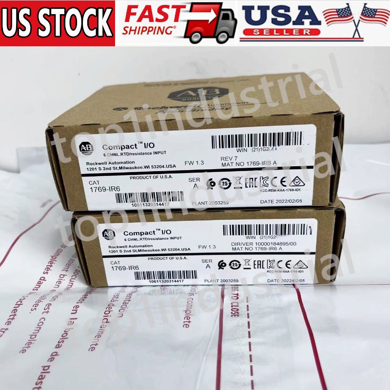 1 pcs New Factory Sealed AB 1769-IR6 CompactLogix Input Module RTD 1769IR6
