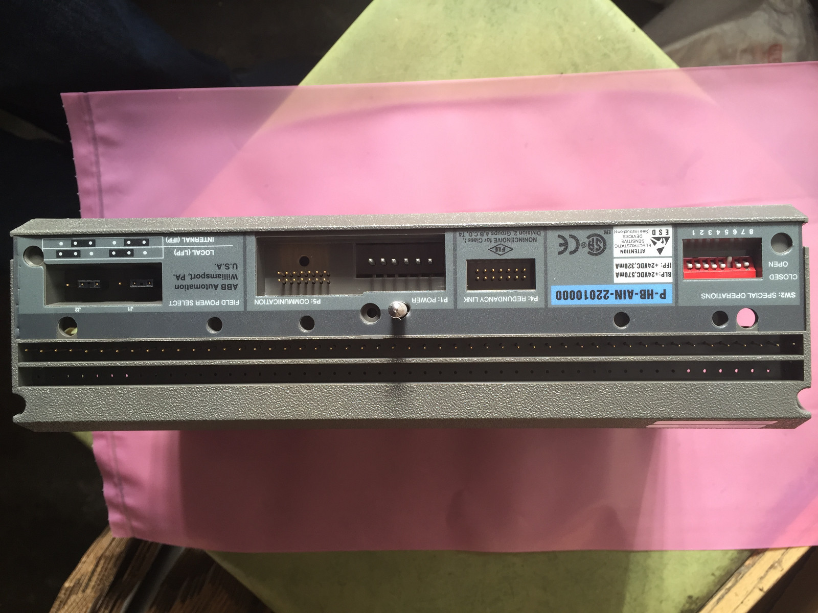 Bailey Controls AIN 220 Analog I/O Module