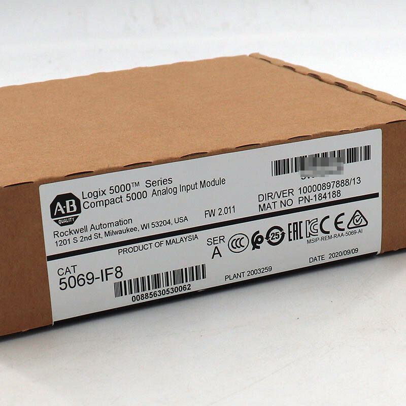 Factory Sealed Allen Bradley 5069-IF8/A Compact 5000 Analog Input Module