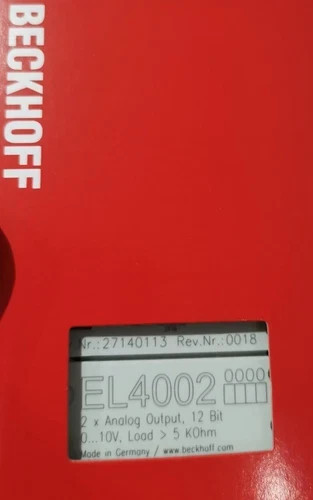 Beckhoff EL4002 PLC Module EL 4002 New Unopened Box
