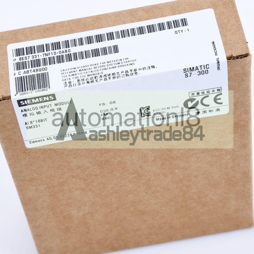 1PC New Siemens 6ES7331-7NF10-0AB0 Analog input module 6ES7 331-7NF10-0AB0