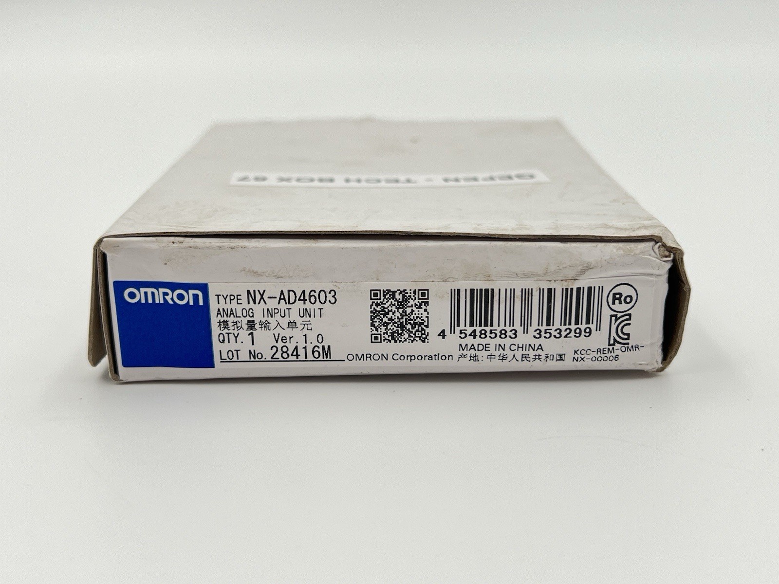 OMRON Analog input unit NX-AD4603