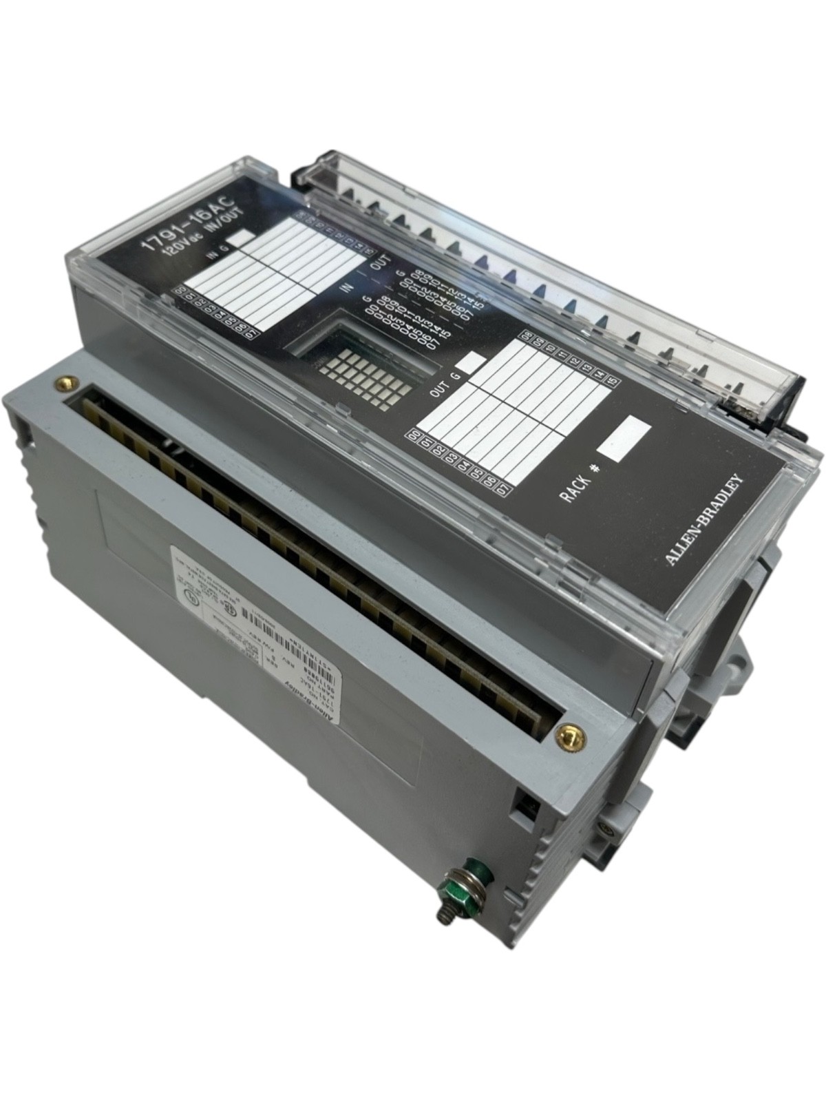 Allen-Bradley 1791-16AC, 96119080 Ser.B 120VAC Block I/O Module **SALE**