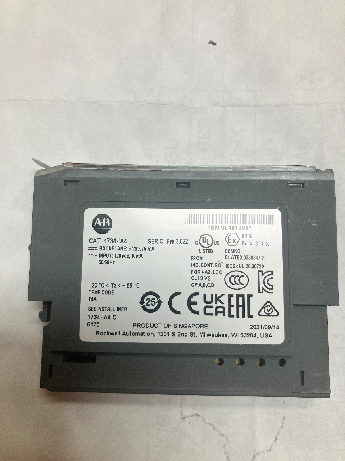 Allen-Bradley 1734-IB8 Digital Input Module POINT I/O