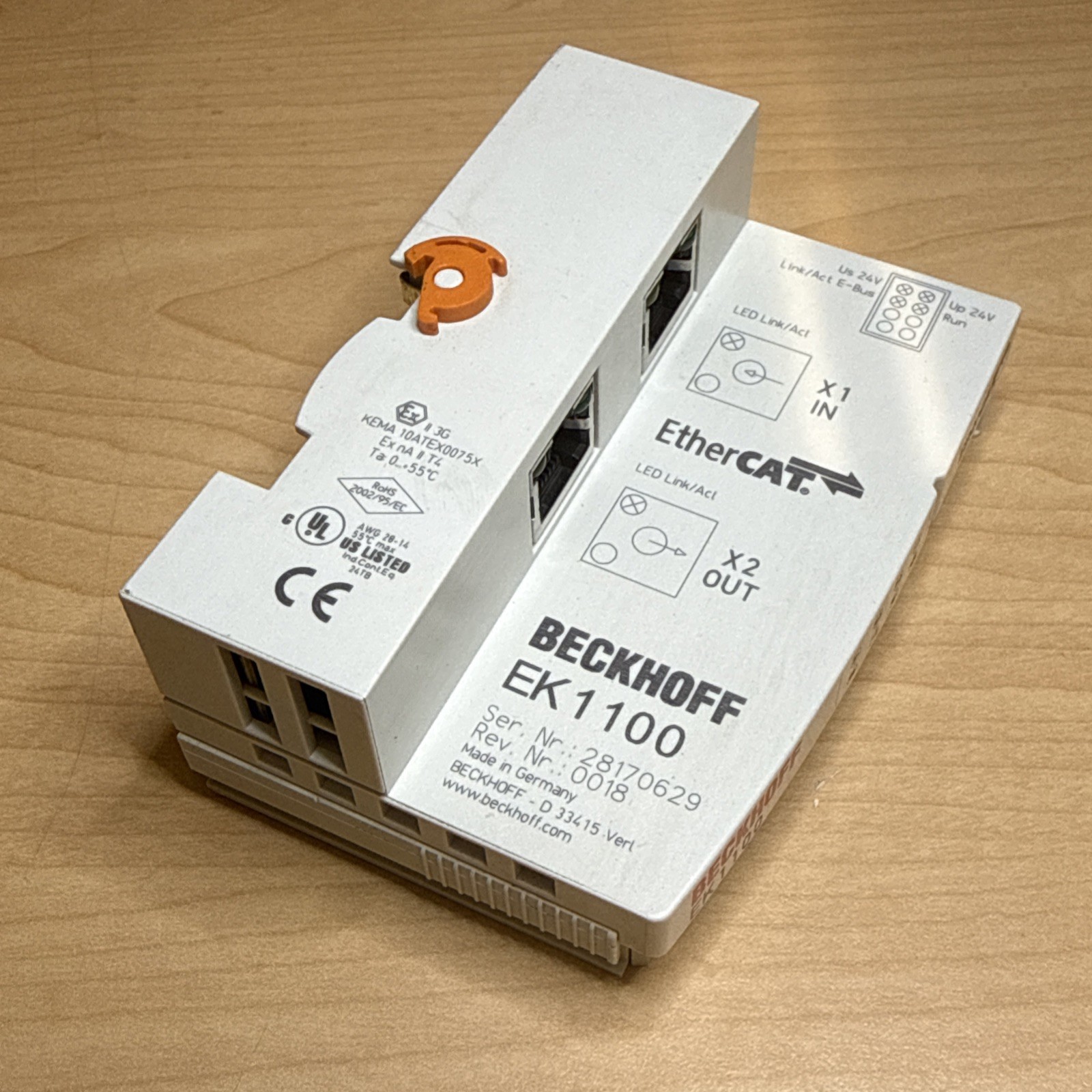 Beckhoff EK1100 EtherCAT I/O Module