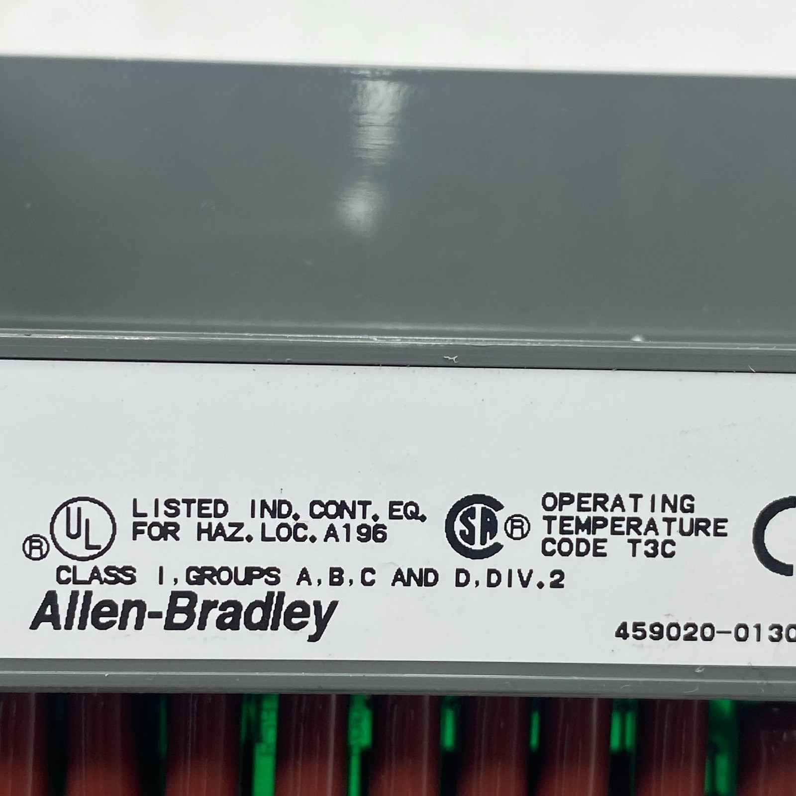 ALLEN-BRADLEY AB 1746-IA16 INPUT MODULE SLC500 SER. C 1746IA16 85-132VAC 50/60HZ