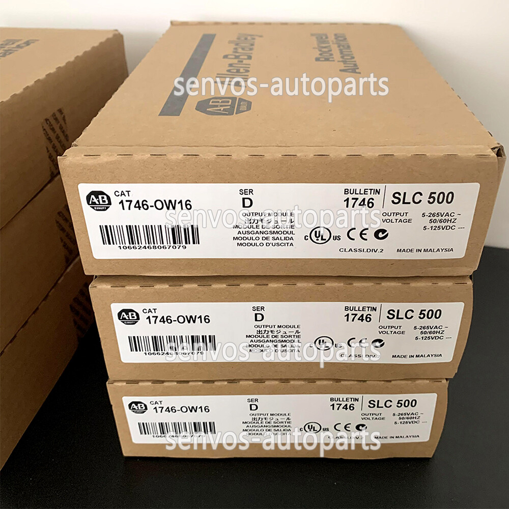 Allen-Bradley 1746-OW16 SLC500 Ser D Output Module 1746OW16 NEW Factory Sealed
