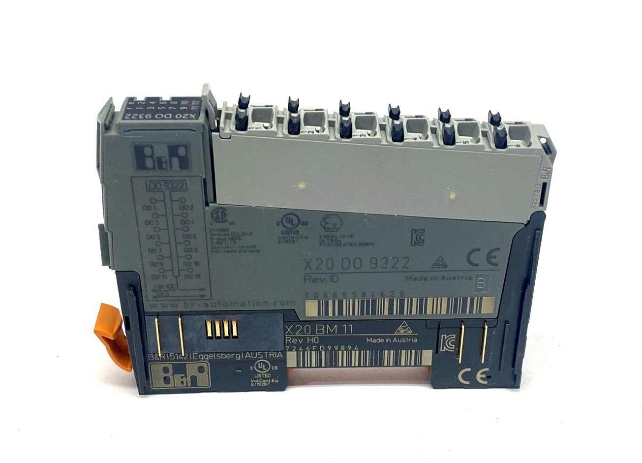 B&R X20DO9322 Digital Output Module, 12 Output, X20BM11 Base, X20 DO 9322