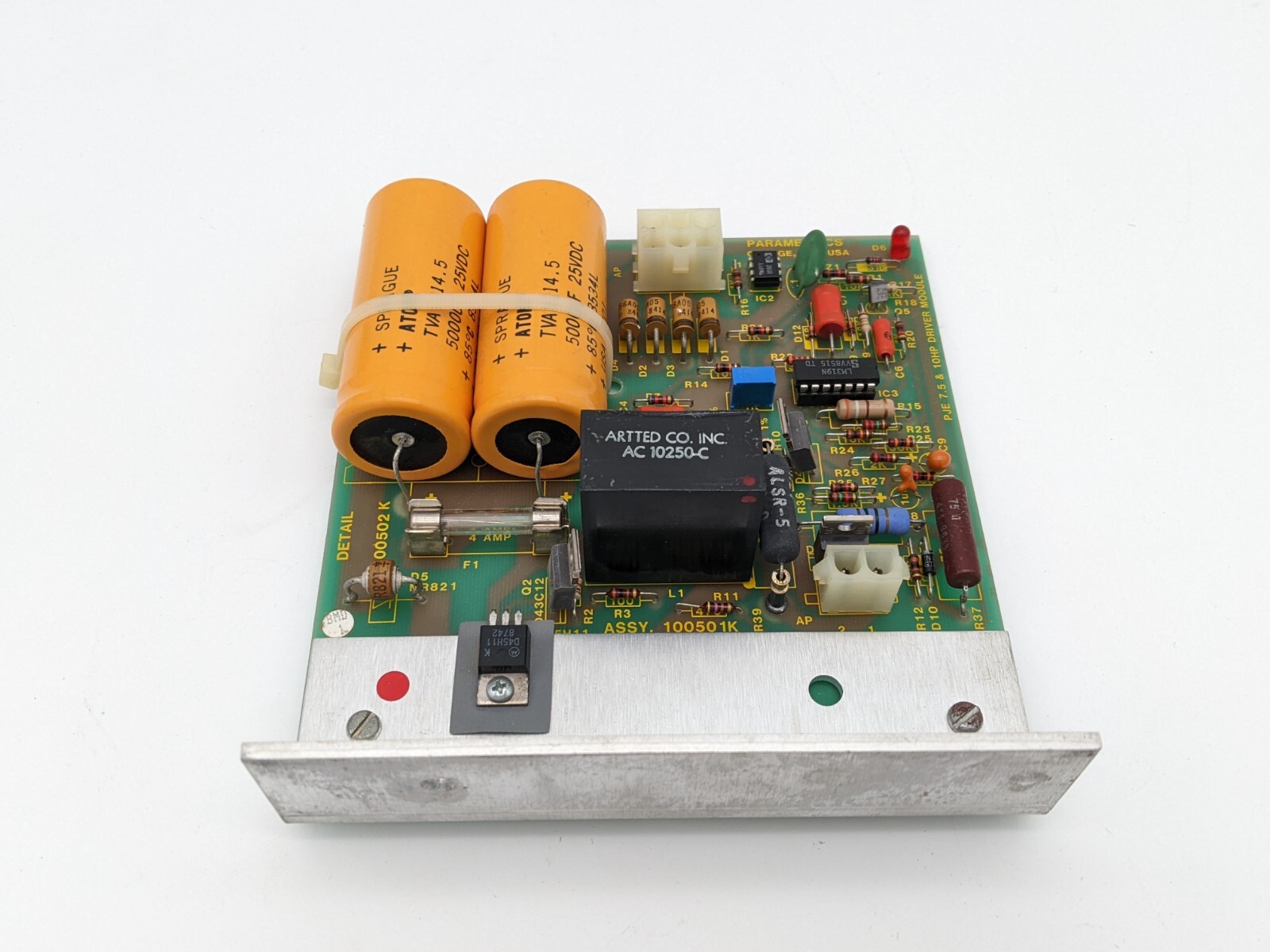 Parametrics 100501K 100502K PJE 7.5 10HP Driver Module PCB PLC Replacement Board