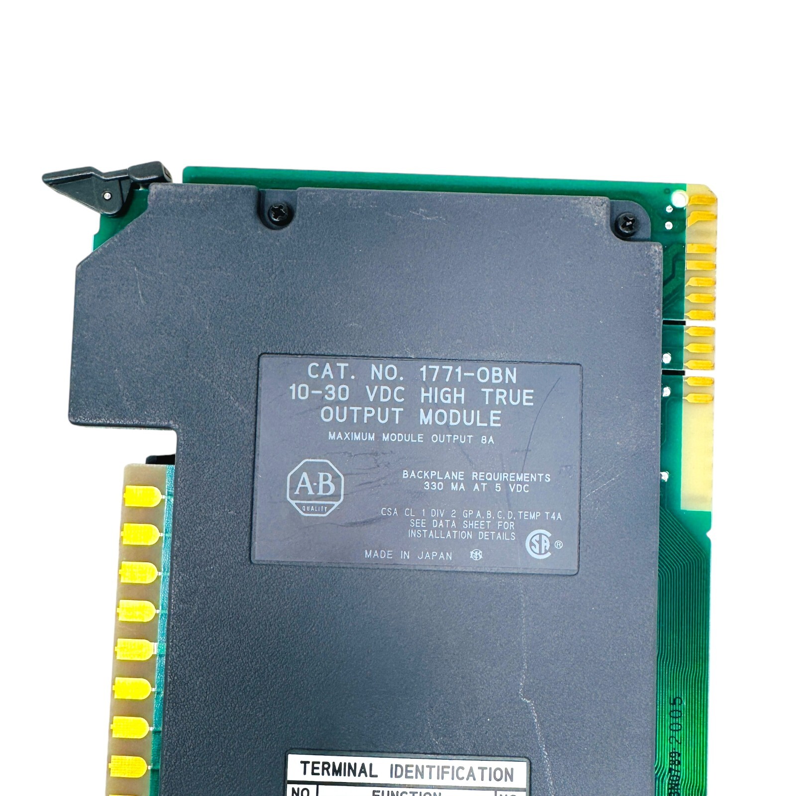Allen Bradley 1771-OBN High True Output Module 10-30 VDC Made in Japan