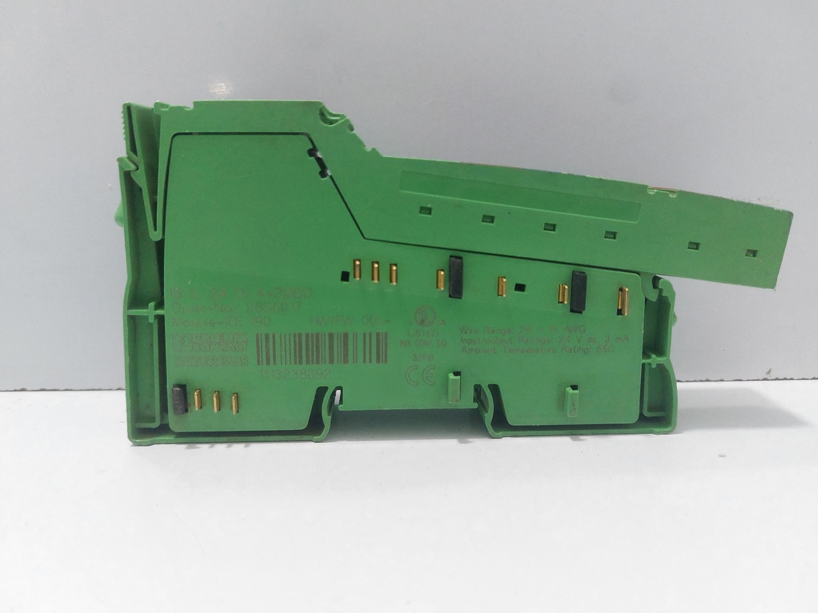 LOT OF 2 PCS PHOENIX CONTACT IB IL 24 DI 4-2MBD