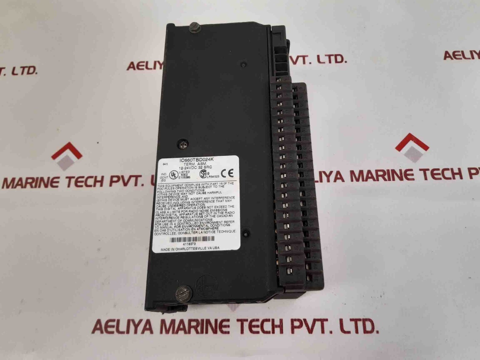 GE Fanuc IC660EBD024S Genius I/O Control Module IC660TBD024K 12/24VDC