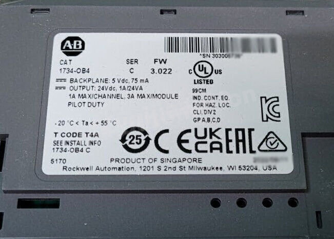 1734-OB4 Allen-Bradley Point I/O 4 Point Digital Output Module In Box 1734OB4