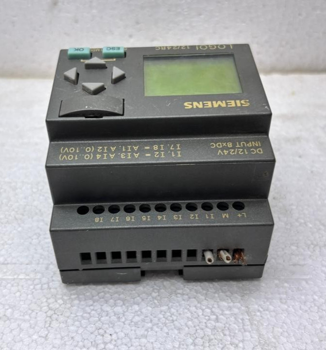 Siemens LOGO! 12/24RC PLC Logic Module Tested Working
