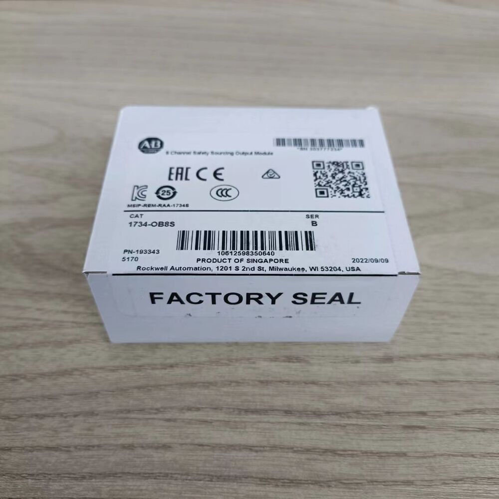 NEW- AB 1734-OB8S 1734OB8S Point I/O 8 Channel Safety Sourcing Output Module