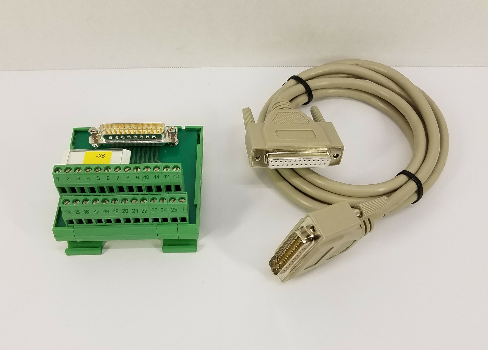 Phoenix Contact FLKM-D25 Sub/S (2281144) Screw Terminal Breakout w/ Cable