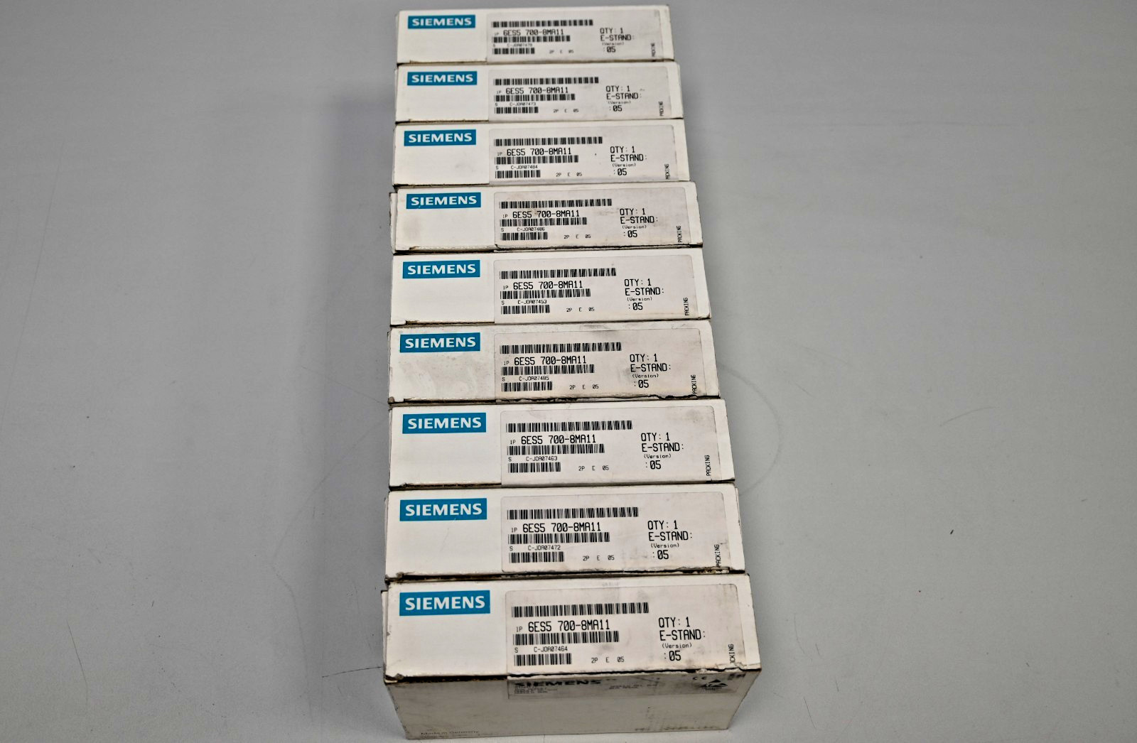 9x Siemens SIMATIC S5 6ES5 700-8MA11 PLC Modules New Old Stock NOS
