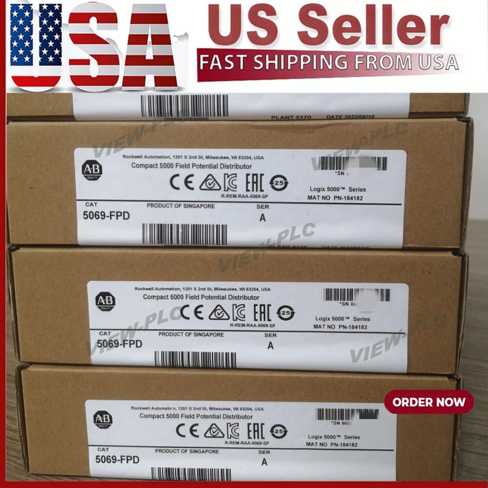 New in Box Factory Sealed AB 5069-FPD Potential Distributor US Free Tax