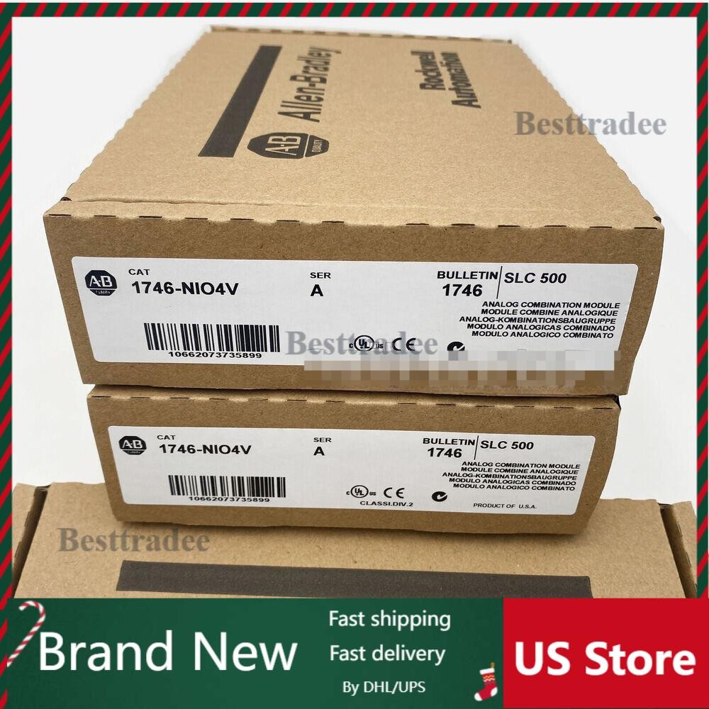 Allen Bradley 1746-NIO4V Series A SLC 500 Analog Module 1746NIO4V Seale