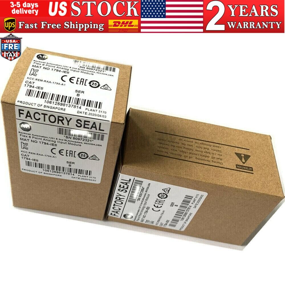 Allen Bradley 1794-IE8 AB 1794IE8 /B Flex 8 PointAnalog Input Module US Free Tax