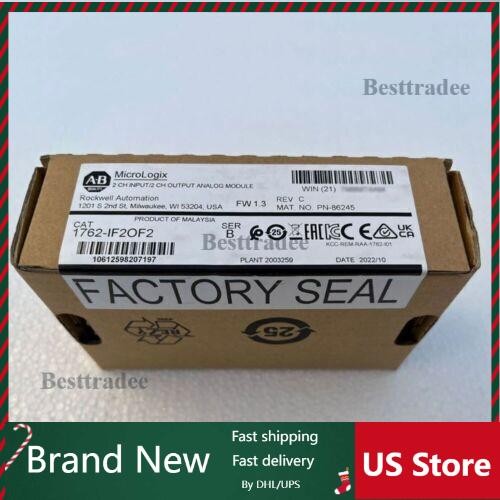 Allen-Bradley 1762-IF2OF2 MicroLogix 1200 I/O Module New Sealed AB 1762IF2OF2