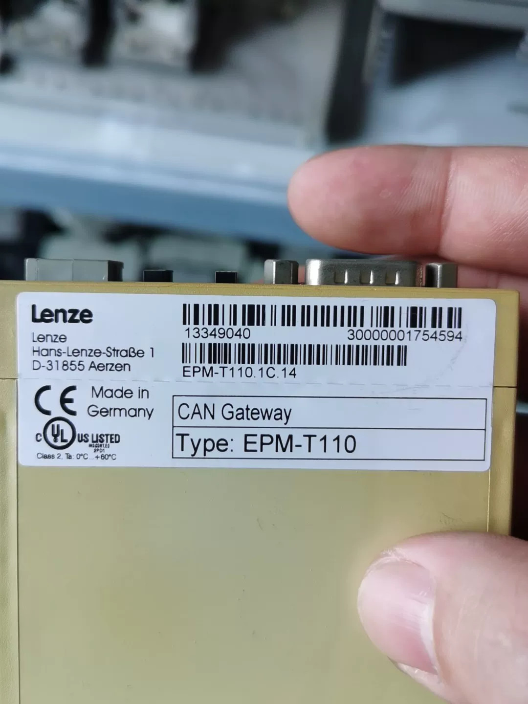 1PCS USED Lenze EPM-T110 1C.14 CAN Bus Control Module