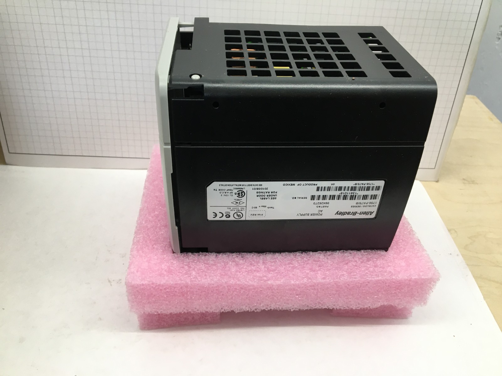 Allen Bradley 1756-PA75/B ControlLogix Power Supply Module, 96426273 NEW Texas