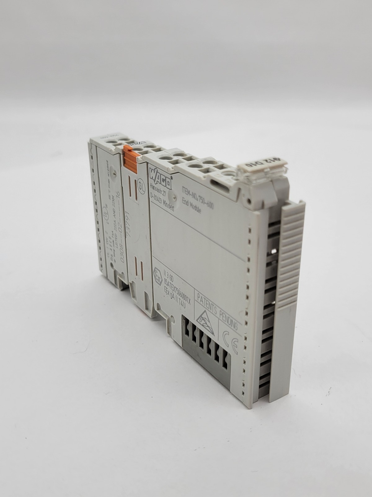 2PC Wago Input Output End Module 8-Channel 24VDC 22ZA/22XM