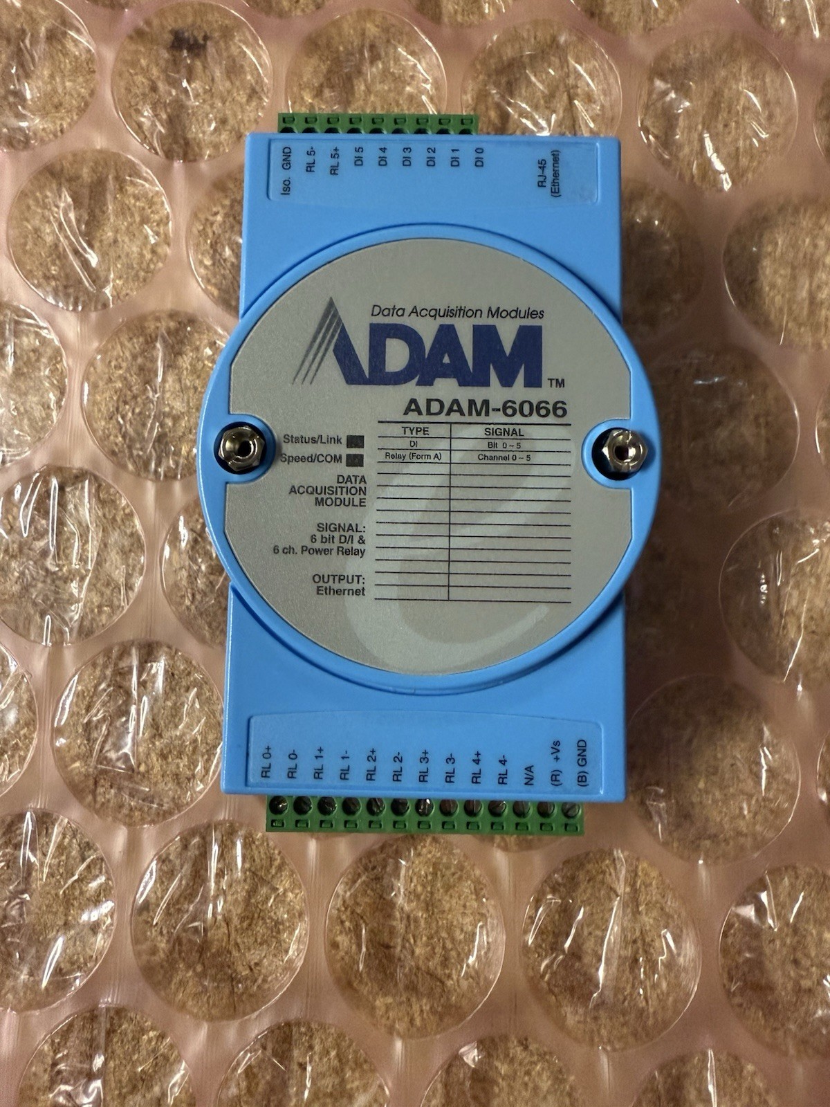 Advantech ADAM-6066 6-Ch Input & 6-Ch Power Relay Modbus TCP Module