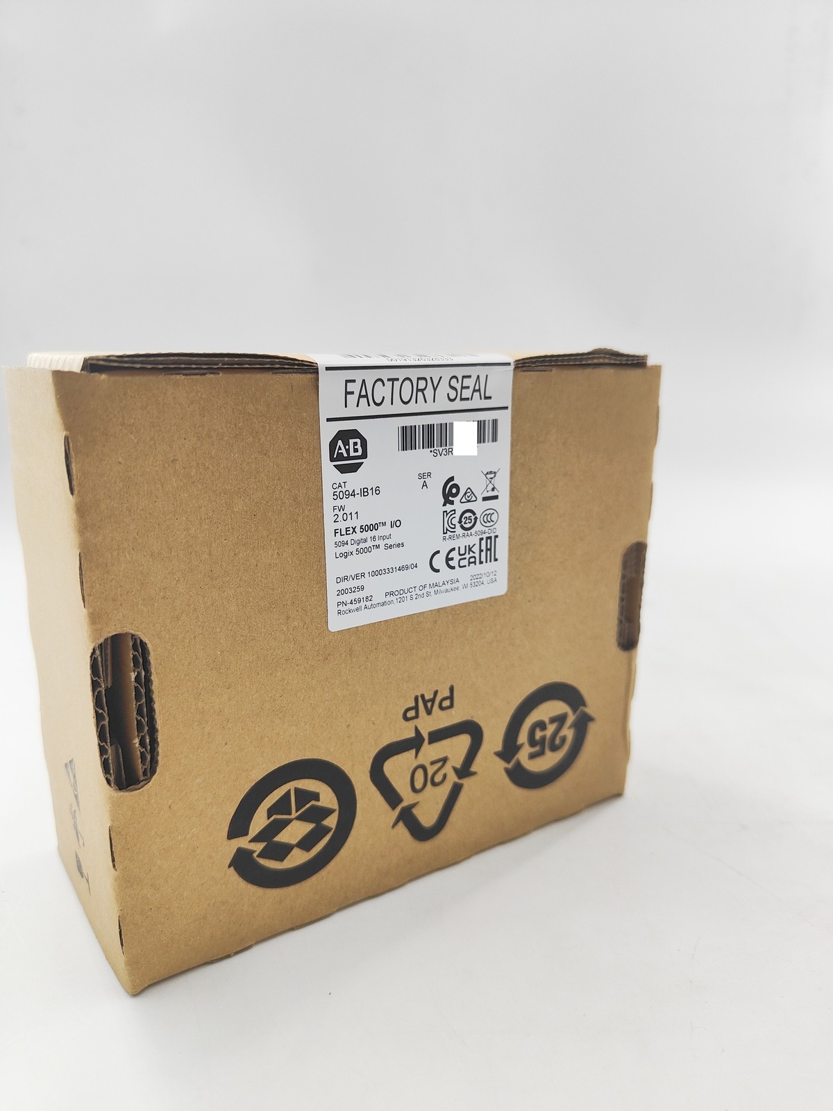 Allen Bradley 5094-IB16 Flex Logix 5000 DC Input Module i/O US Stock new