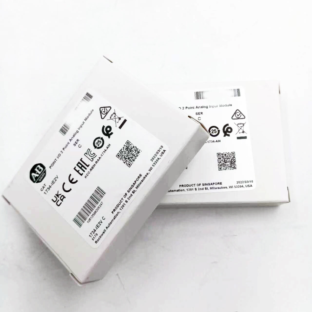 AB 1734-IE2V Allen-Bradley 1734IE2V 2 Point Analog Input Module New Sealed 2022