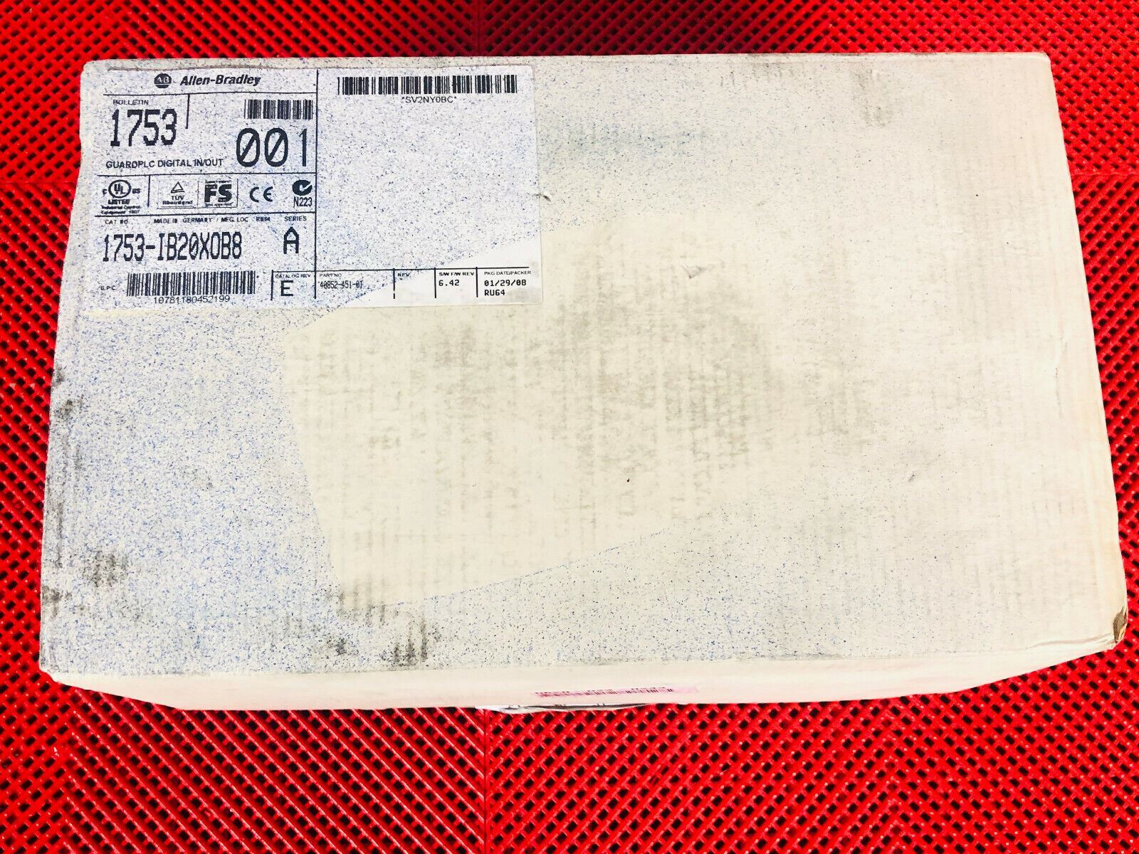 Allen Bradley 1753-IB20XOB8 GuardPLC Digital I/O Module 1753IB20X0B8, Ser A