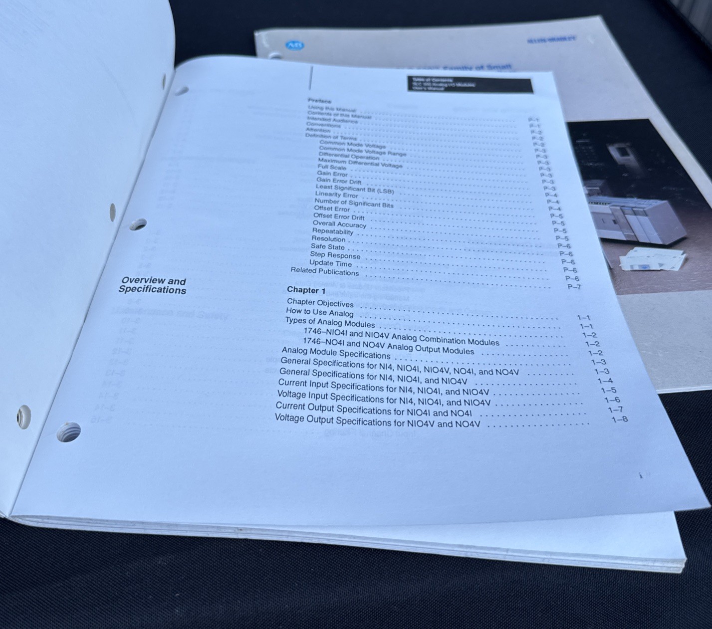 Allen-Bradley SLC 500 Manual Lot: Analog I/O Modules + System Overview