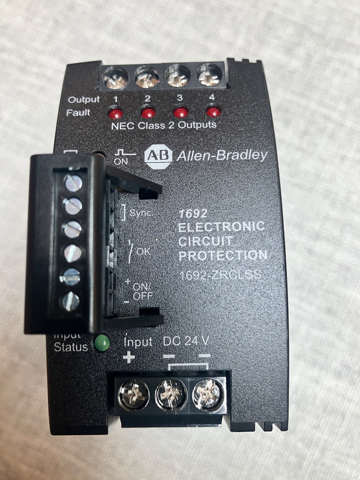 Allen Bradley 1692-ZRCLSS 4 Channel Protection Module Ser A