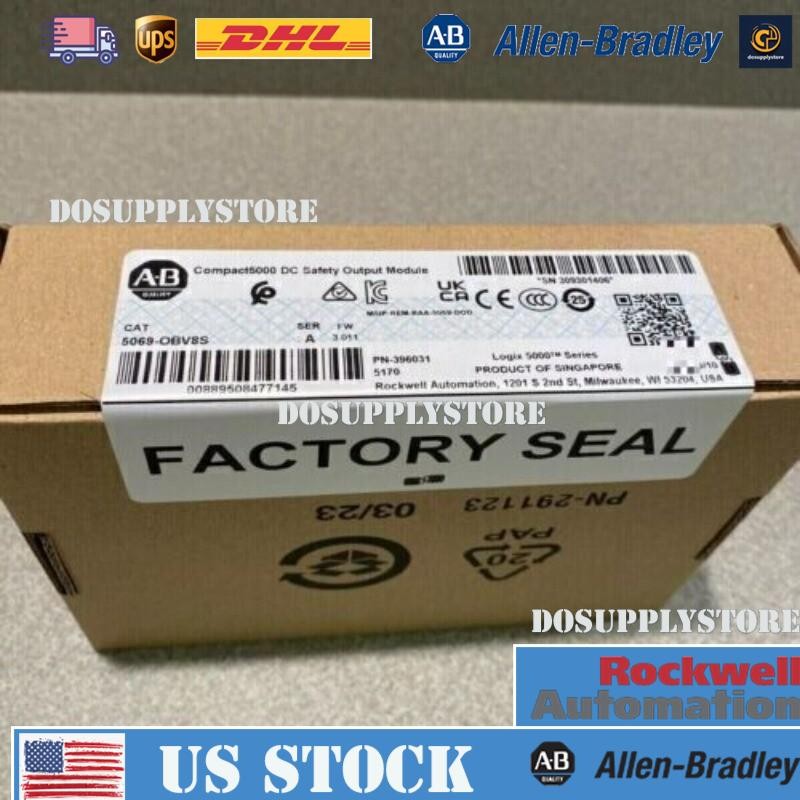 New Sealed AB 5069-OBV8S Compact I/O 8-Ch Safety Output Module US Free Tax