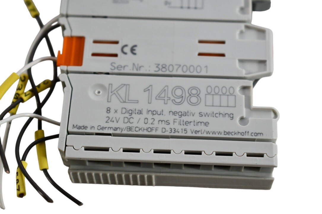 Beckhoff KL1498 | Bus Terminal, 8-channel digital input, 24 V DC, 0.2 ms, ground