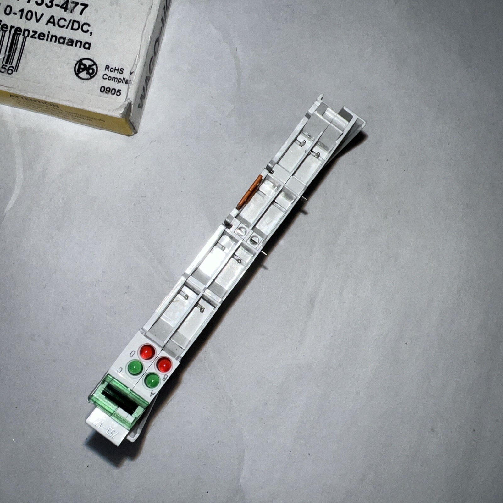 Wago 753-477 2-Channel Analog Input Module, 16 Bit, 0-10V AC/DV, Differential
