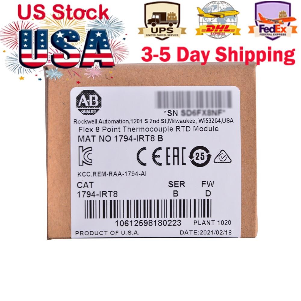 NEW Sealed Allen-Bradley Flex 8 Point Thermocouple RTD Module 1794-IRT8